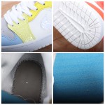 Air Jordan 1 Mid coloured patchwork