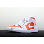 Air Jordan 1 Mid White Orange Summer Orange