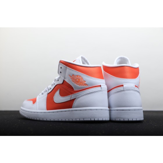 Air Jordan 1 Mid White Orange Summer Orange