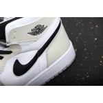 Air Jordan 1 Grey and White High Top