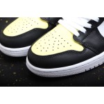Air Jordan 1 Low Black, yellow and blue patchwork caterpillar