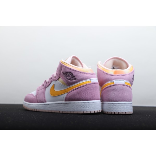 Air Jordan 1 Mid Cherry Blossom Pink Ice Cream