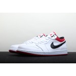 Air Jordan 1 Low White Red Chicago Black Toe