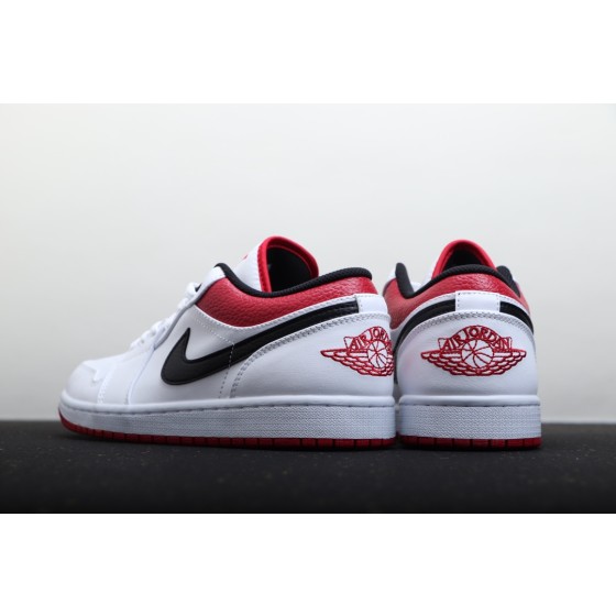 Air Jordan 1 Low White Red Chicago Black Toe