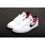Air Jordan 1 Low White Red Chicago Black Toe