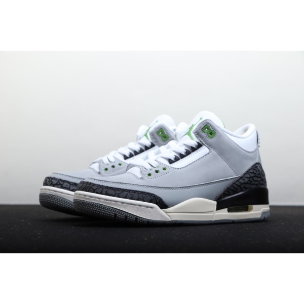 Air Jordan 3 Retro Leaf Green colourway