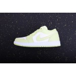 Air Jordan 1 Low white and green patchwork