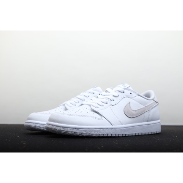 Air Jordan 1 Low Low Top White Grey