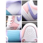Air Jordan 1 Low Pink White Décolletage Lavendel