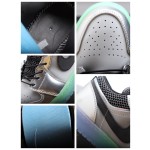 Air Jordan 1 Low Metallic Silver Gradient Crystal Sole