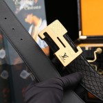 LOUIS VUITTO initials belt