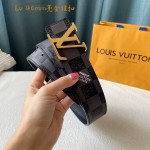 LOUIS VUITTO Covered 40mm belt with stylish double fabric