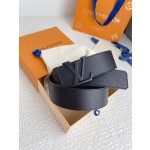 LOUIS VUITTO men's counter quality water ripple belt