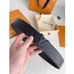 LOUIS VUITTO men's counter quality water ripple belt