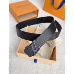 LOUIS VUITTO men's counter quality water ripple belt