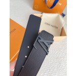 LOUIS VUITTO men's counter quality water ripple belt