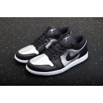 Air Jordan 1 Low Black Silver Toe Liquid Silver