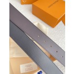 LOUIS VUITTO reversible plain belt