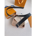 LOUIS VUITTO natural calfskin with Louis Vuitton signature design elements