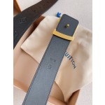 LOUIS VUITTO natural calfskin with Louis Vuitton signature design elements