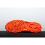 Air Jordan 1 Mid Blauw Oranje Zwart