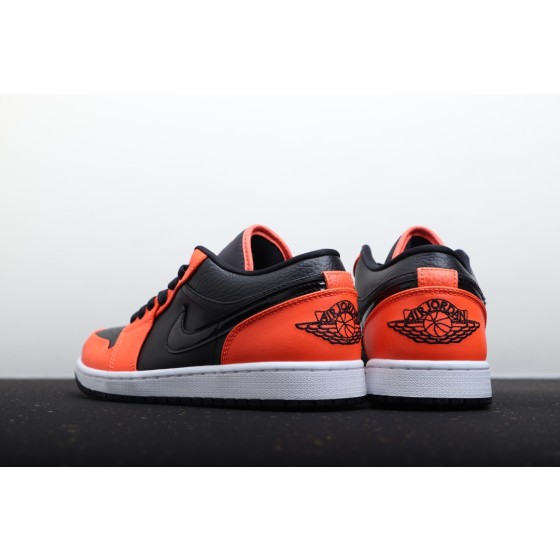 Air Jordan 1 Low Low Top Zwart en Oranje