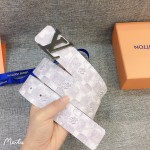 LOUIS VUITTO reversible belt in Monogram canvas and leather