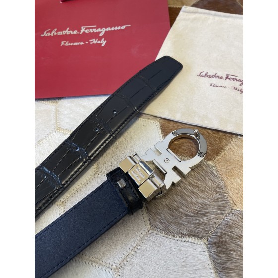 FERRAGAMO new 3.5cmGancio double circle color edge metal clip