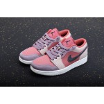 Air Jordan 1 Laag Rood Roze Purper