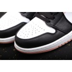 Air Jordan 1 Mid Zwart Roze