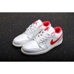Air Jordan 1 Low Low Top Rood en Wit