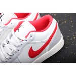 Air Jordan 1 Low Low Top Rood en Wit