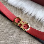 FERRAGAMO boutique buckle head, first layer of cowhide