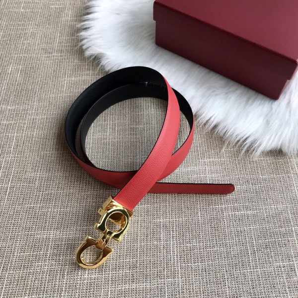 FERRAGAMO boutique buckle head, first layer of cowhide