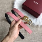 FERRAGAMO boutique buckle head, first layer of cowhide