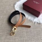 FERRAGAMO boutique buckle head, first layer of cowhide