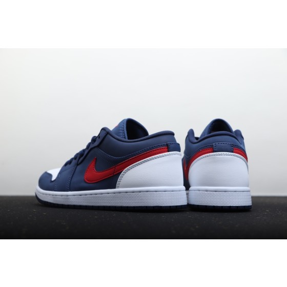 Air Jordan 1 Low Patriot Blue Red