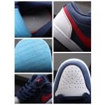 Air Jordan 1 Low Patriot Blue Red
