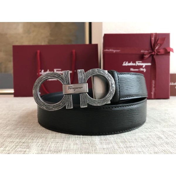 FERRAGAMO double-sided imported Italian cowhide