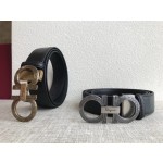 FERRAGAMO double-sided imported Italian cowhide