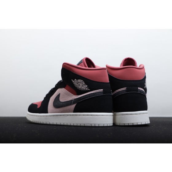 Air Jordan 1 Mid Red Bean Milk Tea