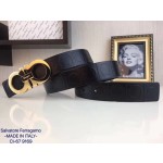 FERRAGAMO imported cowhide tree cream leather