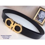 FERRAGAMO imported cowhide tree cream leather