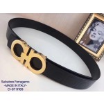 FERRAGAMO imported cowhide tree cream leather