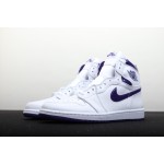 Air Jordan 1 Wit Paars