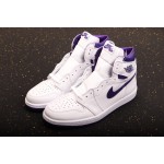 Air Jordan 1 Wit Paars