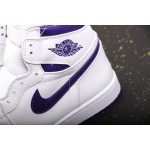 Air Jordan 1 Wit Paars