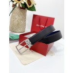 FERRAGAMO full grain soft calfskin with bottom leather imported from Italy