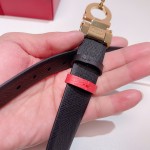 FERRAGAMO double-sided top layer leather belt