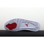 Air Jordan 4 Wit Rood